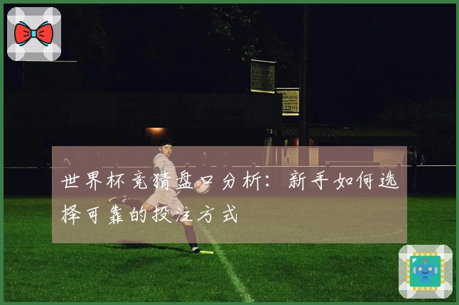 世界杯竞猜盘口分析：新手如何选择可靠的投注方式